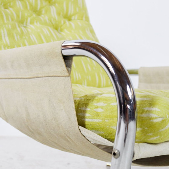 Image 1 of 1970s tubular frame armchair