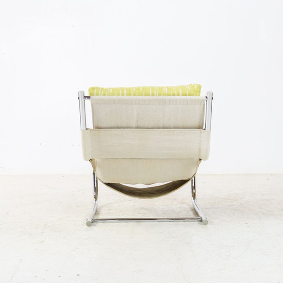 Image 1 of 1970s tubular frame armchair