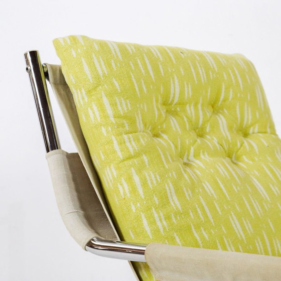 Image 1 of 1970s tubular frame armchair