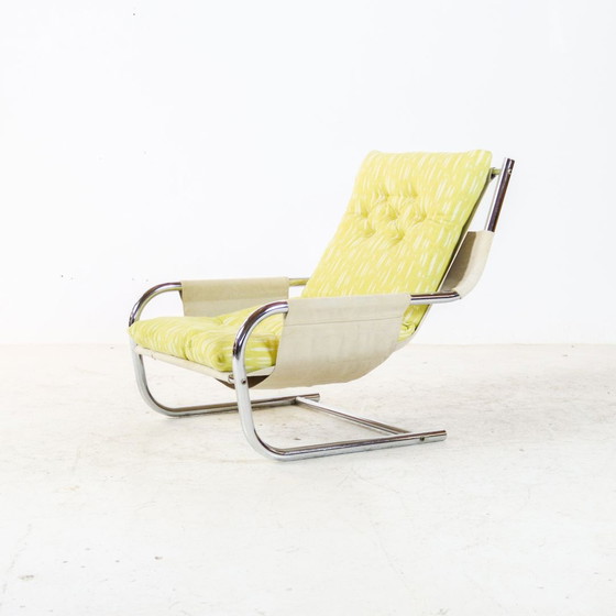 Image 1 of 1970s tubular frame armchair