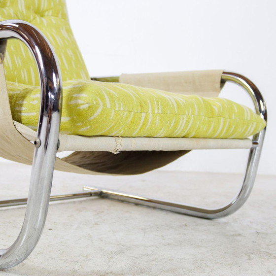 Image 1 of 1970s tubular frame armchair