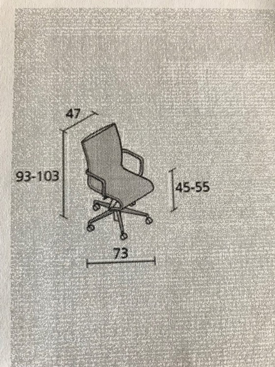 Image 1 of Alias ​​rolling frame office chair