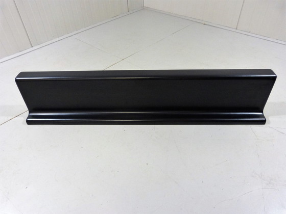 Image 1 of Black fiberglass wall shelves, 1960's