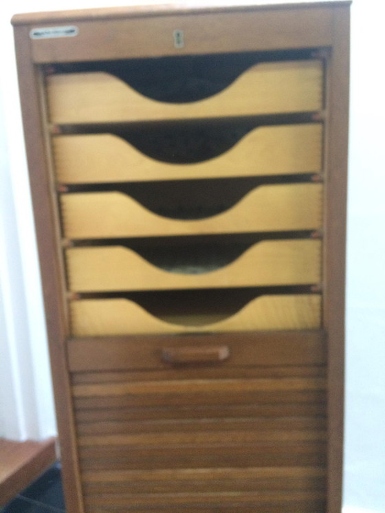 Image 1 of Notary cabinet roller shutter cabinet 60s