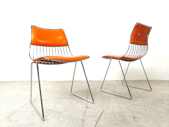 Image 1 of 4x Novalux dining chairs by Rudi Verelst