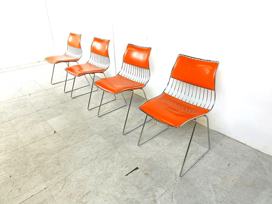 Image 1 of 4x Novalux dining chairs by Rudi Verelst