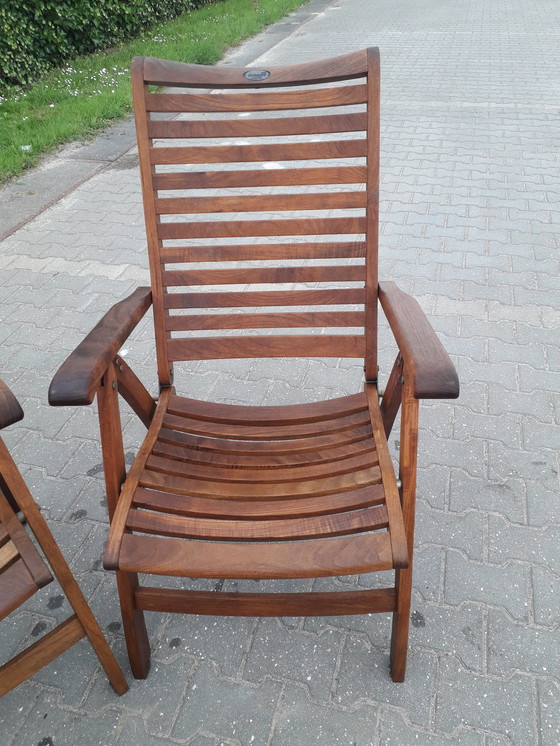 Image 1 of 3 Hartman Prestige teak booth chairs, folding