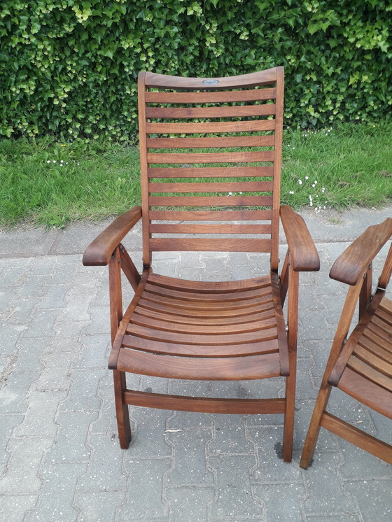 Image 1 of 3 Hartman Prestige teak booth chairs, folding