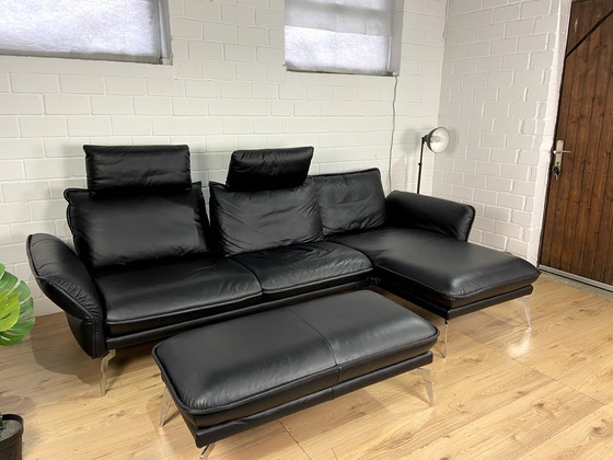 Image 1 of Leather sofa K+W leather couch leather corner sofa sofa couch sofa bed corner sofa