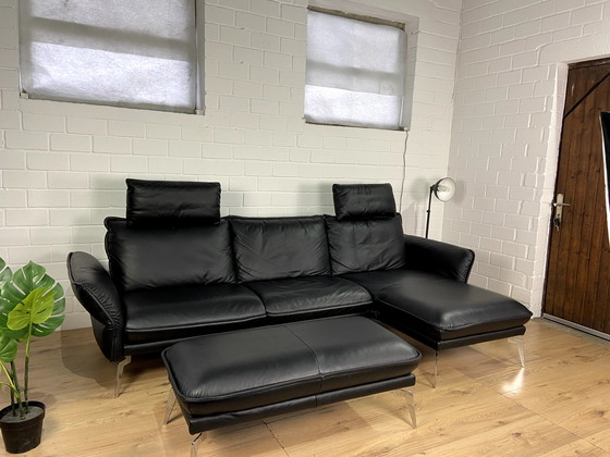 Image 1 of Leather sofa K+W leather couch leather corner sofa sofa couch sofa bed corner sofa