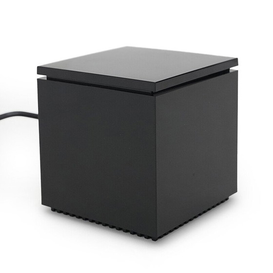 Image 1 of Vintage black “Cubo luce” lamp by Studio Opi for Cini and Nils, 1970s