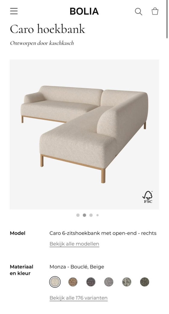 Image 1 of Corner sofa Bolia