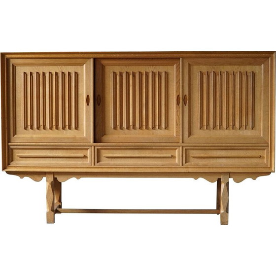 Image 1 of Vintage solid oak sideboard, 1960