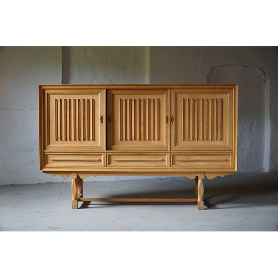 Image 1 of Vintage solid oak sideboard, 1960