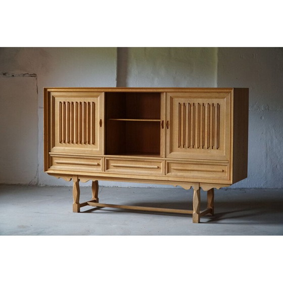 Image 1 of Vintage solid oak sideboard, 1960