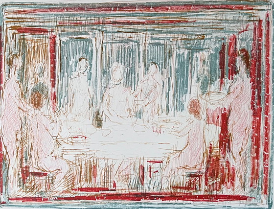 Image 1 of André Cottavoz - The Naked Supper