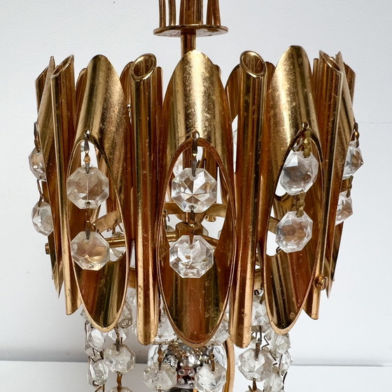 Image 1 of Ensemble de lampes de table en cristal d'Espagne, années 1970