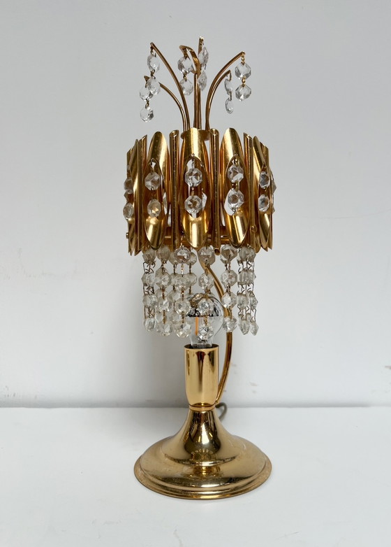 Image 1 of Set of crystal table lamps from Spain, 1970's