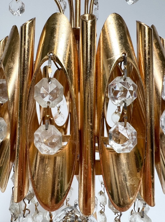 Image 1 of Set of crystal table lamps from Spain, 1970's