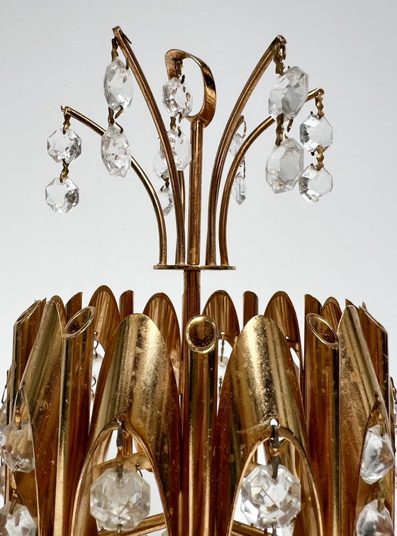 Image 1 of Set of crystal table lamps from Spain, 1970's