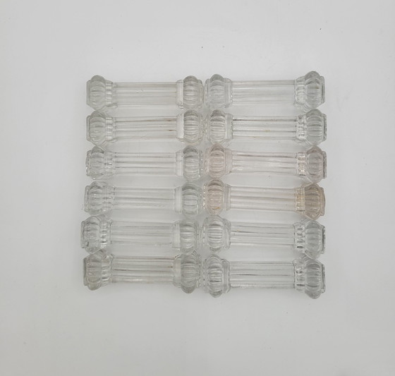 Image 1 of 12 Antique Glass Knife Racks