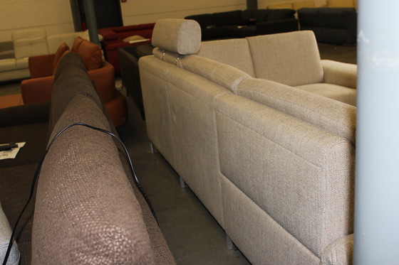 Image 1 of Fabric sofa Sofa Couch Corner sofa with plug-in headrest