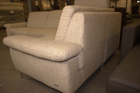 Image 1 of Fabric sofa Sofa Couch Corner sofa with plug-in headrest