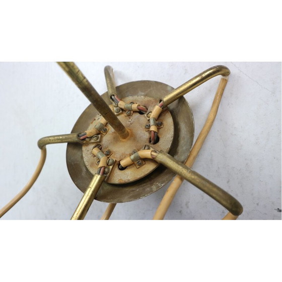 Image 1 of Vintage brass bubble lamp by Gino Sarfatti for Arteluce, Italy 1950