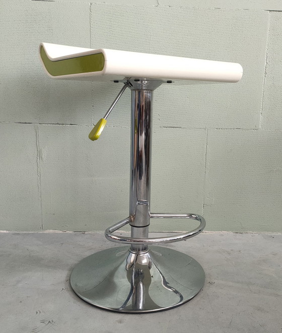 Image 1 of Design Barstool Chrome PVC