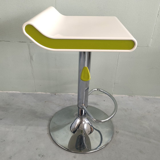 Image 1 of Design Barstool Chrome PVC