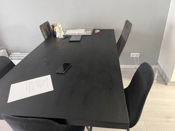 Image 1 of Dining Table Black