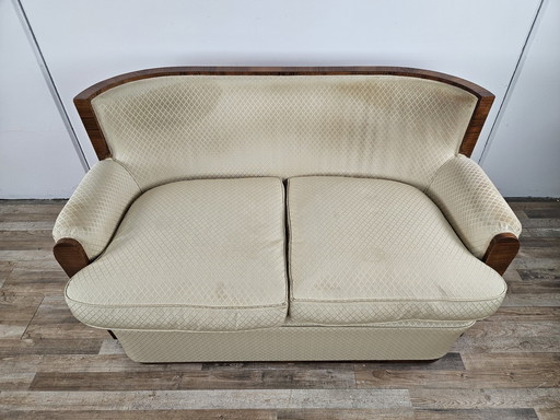 French Art Decò Sofa 1930S Two Seater