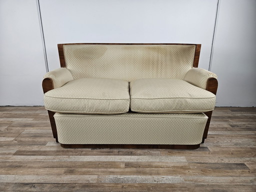 French Art Decò Sofa 1930S Two Seater