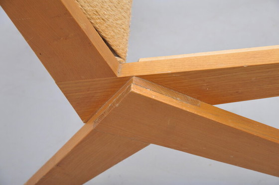 Image 1 of Chaises ciseaux dans le style de Pierre Jeanneret (attribuées), années 1950