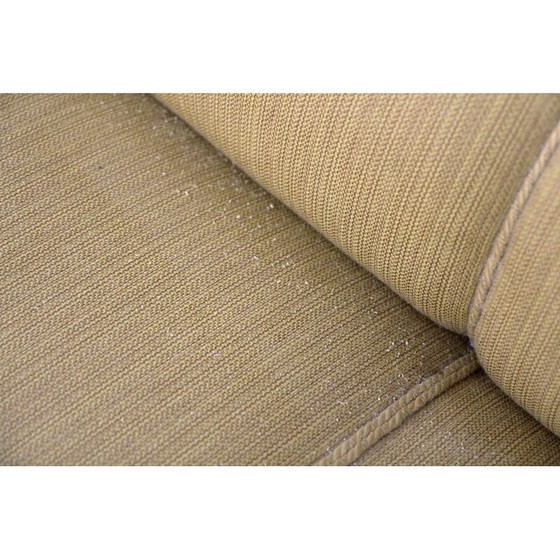 Image 1 of Vintage sofa in beech and green fabric, Sweden 1940s