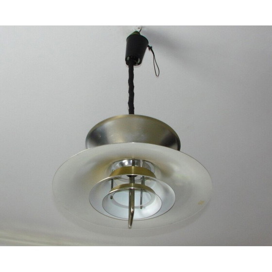 Image 1 of Lampada a sospensione vintage in alluminio di Frandsen, 1970