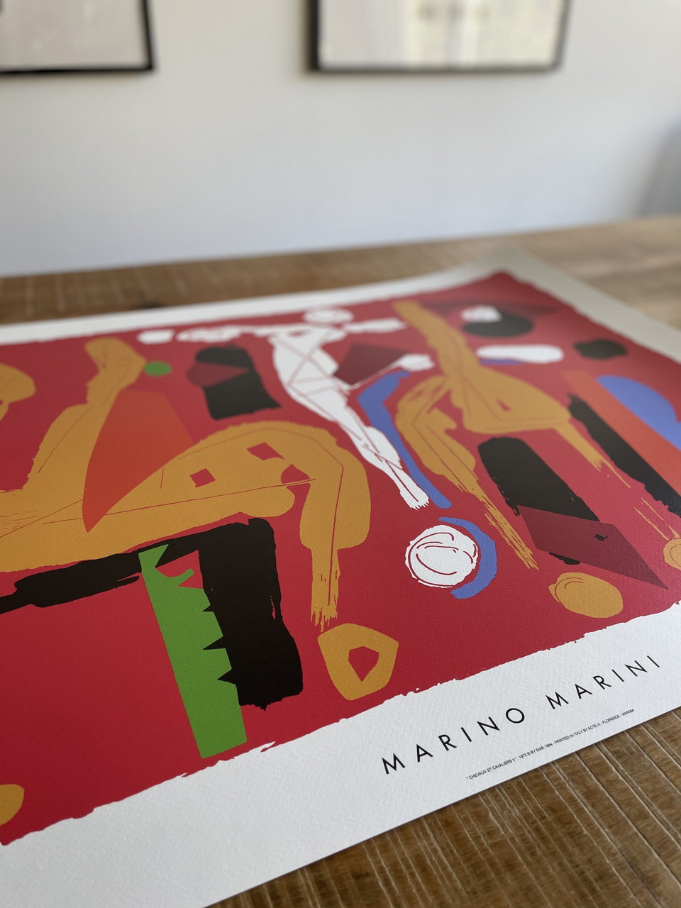 Marino Marini (1901-1980), Chevaux Et Cavaliers V. 1972