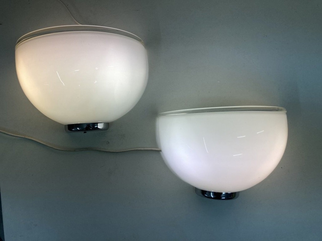 2 X Lampade da parete Artemide Onfale Parete design Luciano Vistosi