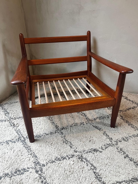 Image 1 of Danish Desing Armchair Solid Teak 1960s