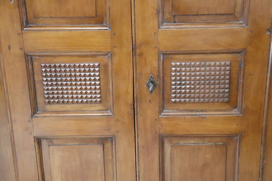 Image 1 of Wooden Corner Cabinet, Early 20Th Century