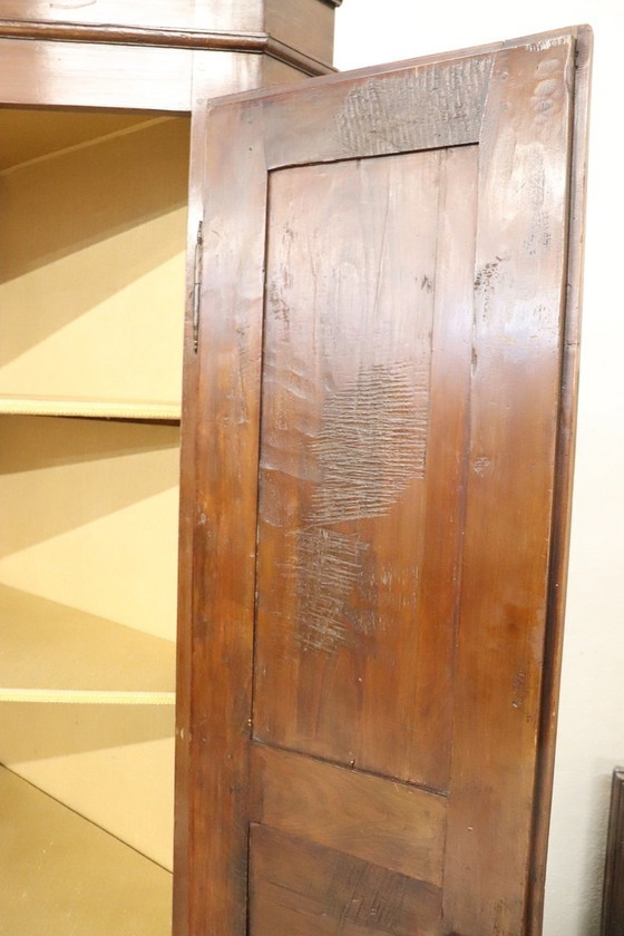 Image 1 of Wooden Corner Cabinet, Early 20Th Century