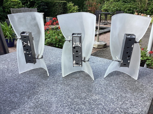 3x Terzani Petit Theatre wall lamps