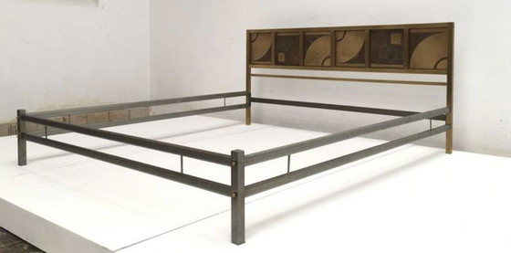 Image 1 of Luciano Frigerio Brons And Brass Bed