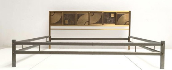 Image 1 of Luciano Frigerio Brons And Brass Bed