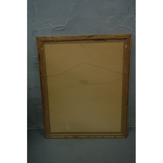 Image 1 of Ballerina vintage, acquerello e pastello su carta di Knud Hougart, anni '30