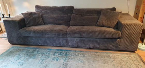 Image 1 of Design anthracite lounge 4-seater sofa