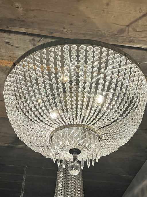 Huge Mega Antique Crystal Chandelier