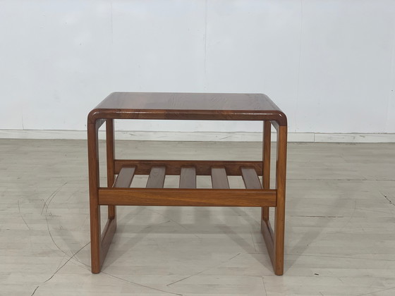 Image 1 of Danish teak coffee table side table vintage