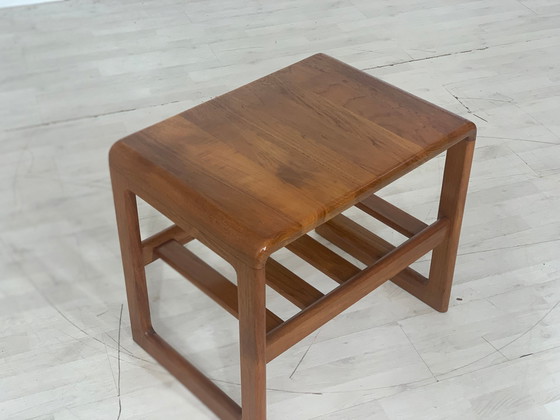 Image 1 of Danish teak coffee table side table vintage