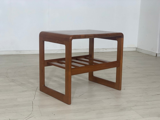 Image 1 of Danish teak coffee table side table vintage